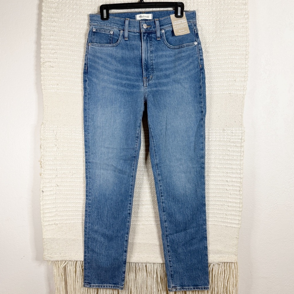 MADEWELL medium wash The Perfect Vintage Jean jeans NEW SIZE 28